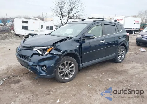 2018 Toyota Rav4 Hybrid Limited from USA, damaged, VIN JTMDJREV0JD159568